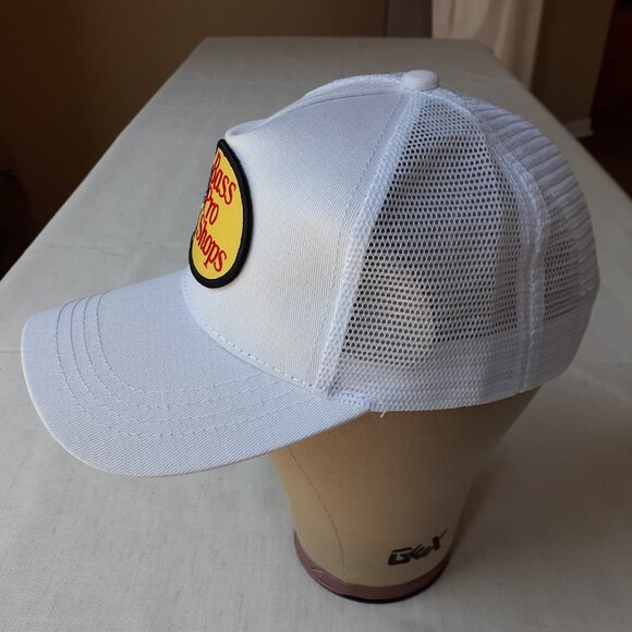New Bass Pro Shops Logo White Baseball Hat - Adjustable Fit - Picture 2 of 8